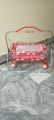 Fancy Steel Baby Jhula Or Craddle With Net And trolley For Babies Upto 1 year. 