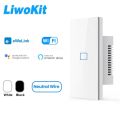 LiwoKit Wifi smart switch EWelink App Bluetooth RF Alexa  voice control with neutral wire Install Touch light switch lightify. 