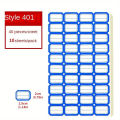 10sheets/400pcs Self-adhesive Label Stickers Self Adhesive Label Paper Mouth Paper Handwritten Marking Price Name Stickers. 