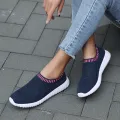 Women's Ultra Light Oversized Running Shoes, Fashionable Fly Woven Breathable Sports Sneakers. 