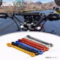 SEAMETAL Motorcycle Adjustable Handlebar Multi-functional Aluminum Alloy Thickened Balance Bar Motorcycle Waterproof Crossbar. 