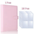 25pcs Page(4 Grids) Photo Card A5-Binder  Photo Albums Idol Cards Loose-leaf Collect Book Binder Binder Photocard Holder. 