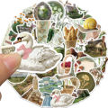 50Pcs  Ins American Fresh Idyllic Aesthetic Stickers Decals for School Teacher Student Stationery Notebook Diary Sticker. 