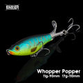 KINGDOM Propeller Floating Fishing Lures 9cm 11g 11cm 17g Topwater Artificial Swimbaits Plopper Seabass Soft Rotating Tail Lure. 