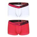 ADANNU Men's Underwear Set Breathable Ice Silk Boxers with Elastic Leg Arm Bands Muscle Compression Gym Fitness Workout Gear 3PC. 