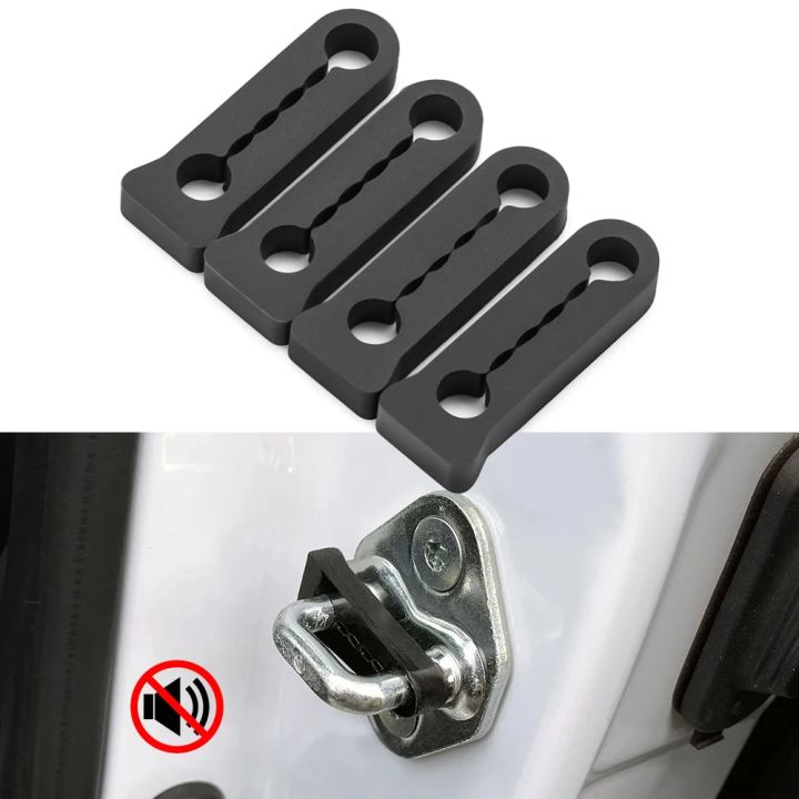 Car Door Lock Buffer For Honda CIVIC 2005-2023 Rattling STOP Soundproof Screaks Deaf Seal Deadener Deadening Car Parts