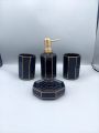 Washroom set ceramic elegant design 4 pcs set. 