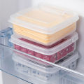 1pc Plastic Refrigerator Storage Cheese Box, Cheese Container, Butter Block Cheese Slice Storage Box.