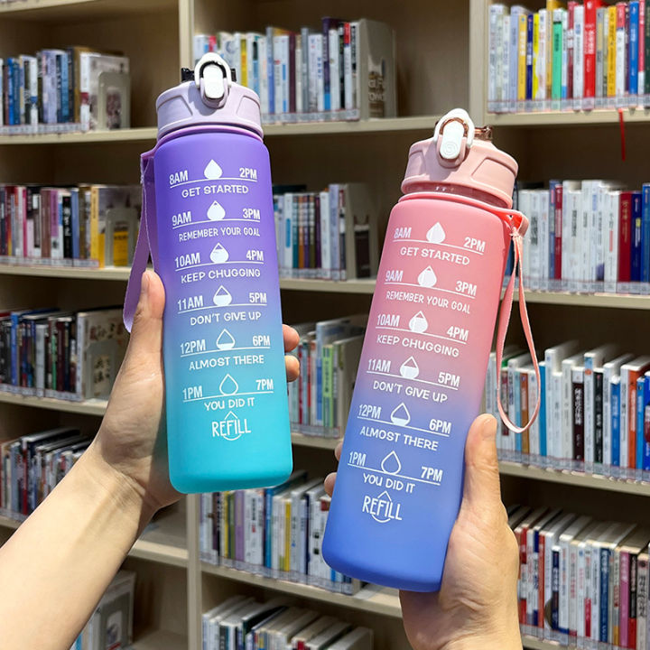 1pc%20Gradient%20Frosted%20Water%20Bottle%20With%20Handle%20Outdoor%20Portable%20Straw%20Cup%20-%20Image%208