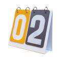 Multi Sports Scoreboard 2 Digit Durable Flip Score Board Score Counter for Games Basketball Volleyball Soccer Badminton. 