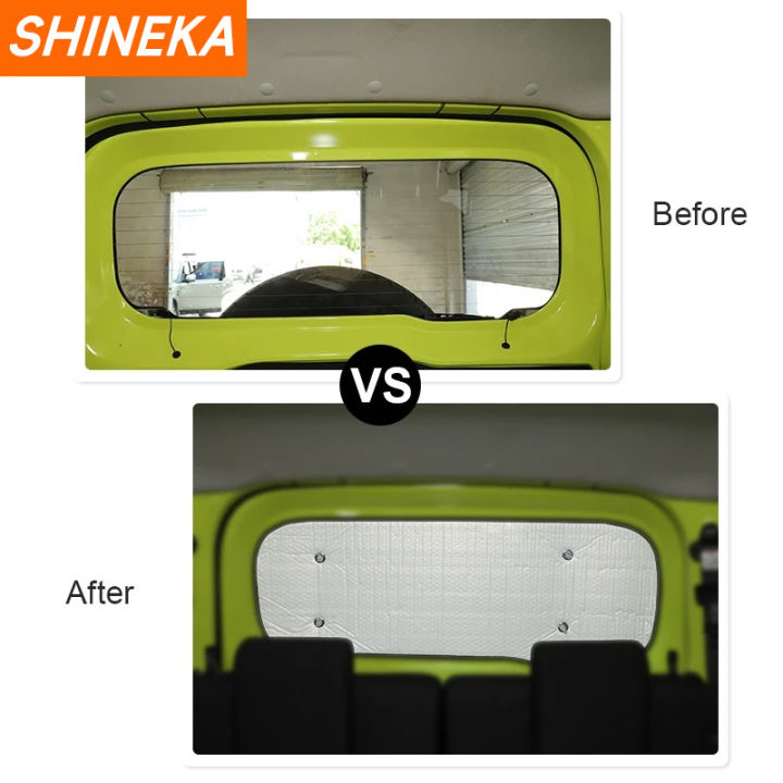 SHINEKA%20Car%20Window%20Visor%20Sunshade%20Heat%20Insulation%20Kit%20For%20Suzuki%20Jimny%20JB64%20JB74%202019%202020%202021%202022%202023+%20Exterior%20Accessories%20-%20Image%202