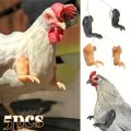 5-1PCS Chicken Giant Arm Decoration Pet Toy Dinosaur Forelimbs Fun Decoration Fighting Chicken Muscle Arm Chicken Accessories. 