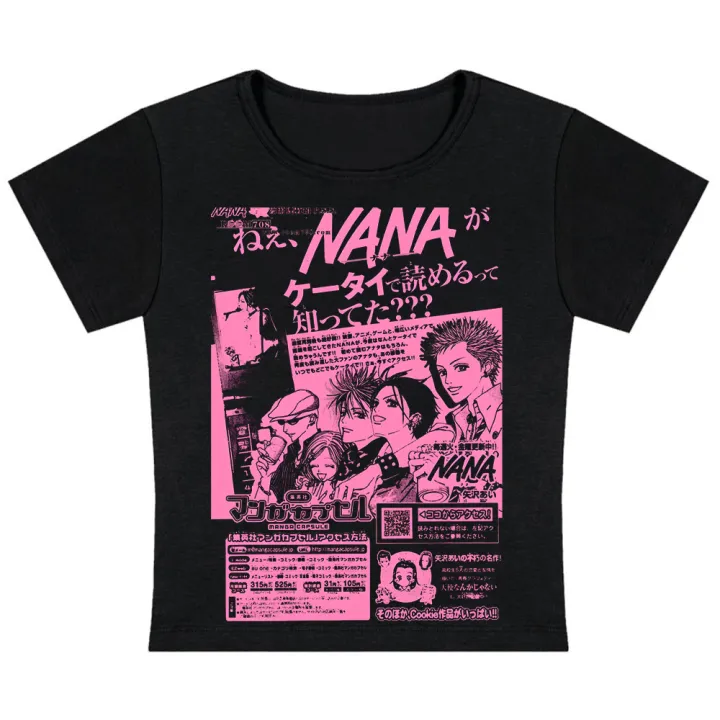 Y2k%20Nana%20Osaki%20Graphic%20T%20Shirts%20Casual%20Harajuku%20Streetwear%20Japanese%20Clothes%20Fashion%20Rock%20Punk%20Sleeveless%20Tanks%20&%20Camis%20Coquette%20-%20Image%203