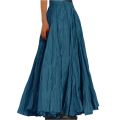 New Spring Summer Chiffon Skirts for Women Elegant Patchwork A-Line Long Skirt Woman Korean Chic High Waist Cake Midi Skirt. 