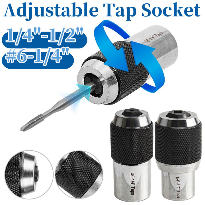 Hand Tool Tap Socket #6-1/4inch 1/4inch-1/2inch Extraction Tool with ...