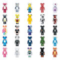 50 Piece Bearbrick Stickers Waterproof DIY For Phones Laptop Car Sticker Creative Home Decal. 