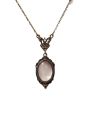 Gothic Vintage Magnifying Glass Pendant Necklaces for Women Steampunk Victorian Monocle Jewelry Gift for Book Lovers. 