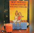 friends  painting for wall decor home decoration  size  12x12  best for gift your best friend. 