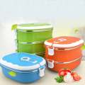 Thermal Lunch Box Bento Lunch Box with Stainless Steel Thermal Insulation, 2 Layer of Food Containers Leak Proof For Kids, Adult. 