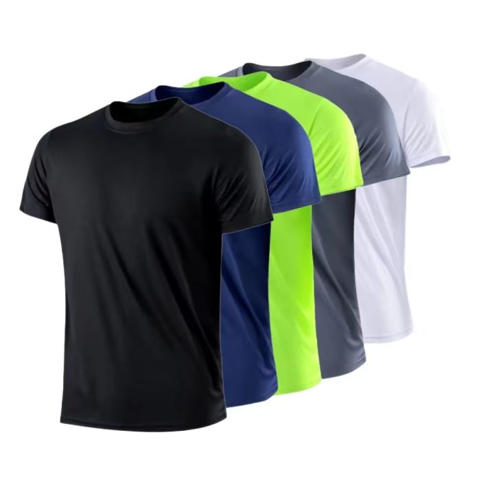 Quick-drying%20Men%20Running%20Shirts%20Fitness%20Compression%20Gym%20Polyester%20Sports%20T-shirt%20Black%202023%20Workout%20Training%20Muscle%20Fit%20Clothing%20-%20Image%204