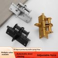 Multifunctional Door Closer Automatic Closing Hinge Buffer Invisible Door Spring Hinge 90 Degree Right Angle Positioning Hinge.