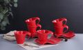 Elegant Teacup and Saucer Set / Coffee Cup and Saucer Cet / Cup and Saucer  Set / Ceramic Cup and Saucer / Stylish Cup & Saucer Set. 