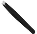 eyebrow Tweezer stainless steel black color. 