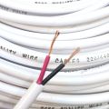 Flexible high quality two core rounded wire cable. 