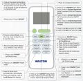 Walton Riverine Series Inverter and Non Inverter AC Remotes.