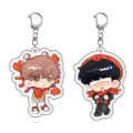 Anime Go For It, Nakamura-kun Acrylic Keychain Okuto Nakamura Aiki Hirose Cute Character Keyring Bag Charm Fans Collectible . 