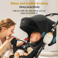 Portable Baby Stroller Rocker Accessories Automatic Infant Swing Sleep Soother with White Noise Baby Shaker Sleep Aid Device. 