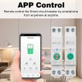 ZigBee/WiFi Smart Circuit Breaker 1-63A With Metering DIN Rail For Tuya Home Wireless Voice Remote Control Switch  Home. 