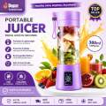 Mini USB Rechargeable Portable Electric Fruit Juicer 6 blades- Smoothie Maker - Blender. 
