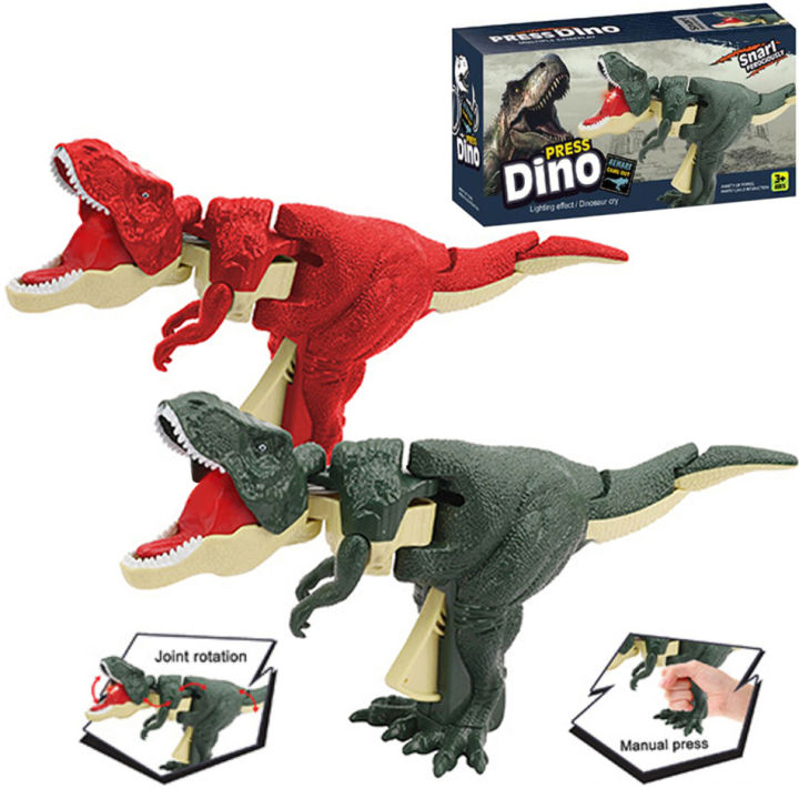 Dinosaurs Zazaza Press Dinosaurs Zaza Toy with Sound Children's Fidget Toys Decompression Toy Telescopic Swing Dino Model Kids