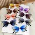 New Butterfly Womean Sunglasses Europe And The United States Personality Network Red Ins Diamond Hip Hop Fashion Str Uv400. 