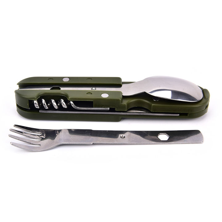2022%20Outdoor%20Portable%20%20Green%20Folding%20Camping%20Cutlery%20Knife%20Fork%20Spoon%20Bottle%20Opener%20Tableware%20Stainless%20Steel%20Pocket%20Cutlery%20-%20Image%202