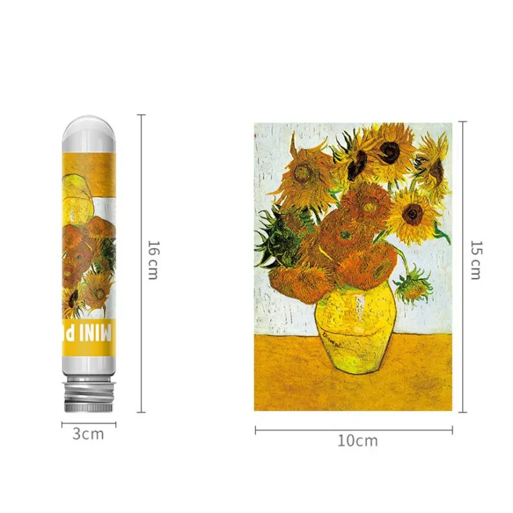 150pcs%20Jigsaw%20Puzzle%20Test%20Tube%20Van%20Gogh%20Sunflower%20Japan%20The%20Great%20Wave%20Off%20Kanagawa%20Famous%20Oil%20Paintings%20Puzzle%20Christmas%20%20-%20Image%205