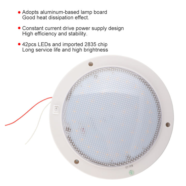 220mm%20Diameter%2042LEDs%2012V%209W%20840LM%20High%20Brightness%20RV%20Round%20Ceiling%20Light%20for%20Car%20Boat%20Home%20-%20Image%205