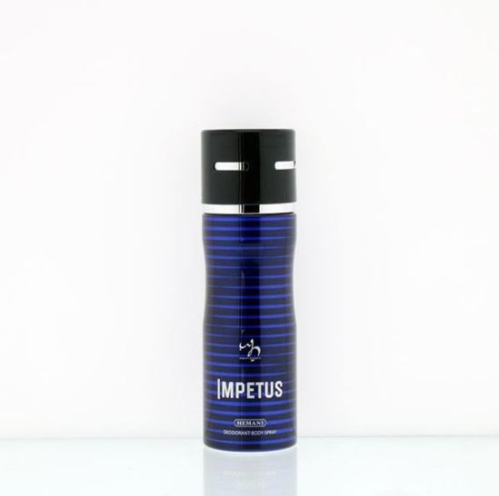 Impetus Deodorant Body Spray For Men | 200ml • Citrus, Woody Scent • Body Spray For Men • Helps Eliminate Body Odor | 200ml