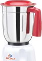 Bajaj Ruby 800-Watt Mixer Grinder with 3 Jars (White/Red).
