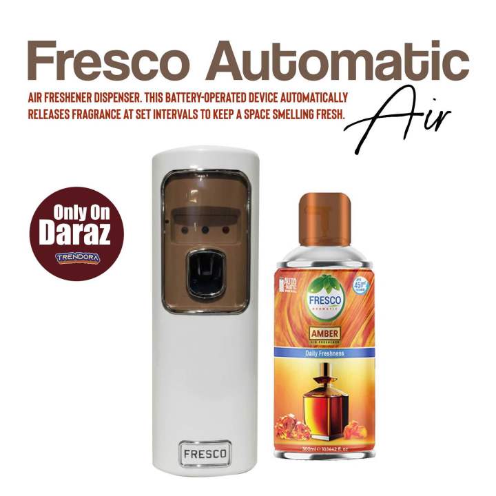 Fresco Automatic Air Freshener Dispenser Battery Operated Room Freshener