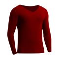 Men's seamless thermal underwear, single - piece, fleece - lined and thickened. Long - sleeved undershirt for autumn and winter,. 