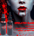 60ml Fake Blood Spray Halloween Party Bleeding Makeup Zombie Horror Vampire Hematopoietic Props Halloween Decoration. 