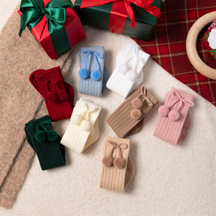 3Pairs/Lot%20Baby%20Ball%20Knee%20High%20Socks%20Soft%20Cotton%20Kids%20Girls%20Cute%20Stripe%20Solid%20Sock%20Spanish%20Children%20Long%20Socken%20For%200-8Years%20-%20Image%202