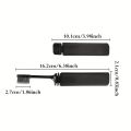 Portable Compact Charcoal Folding Toothbrush - Perfect for TravelCamping, and Hiking - Easy to Take and Efficient Teethbrush. 