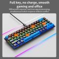 K68 Wired Mechanical Keyboard 10Kinds of Colorful Lighting Gaming and Office For Microsoft Windows and Apple IOS System. 