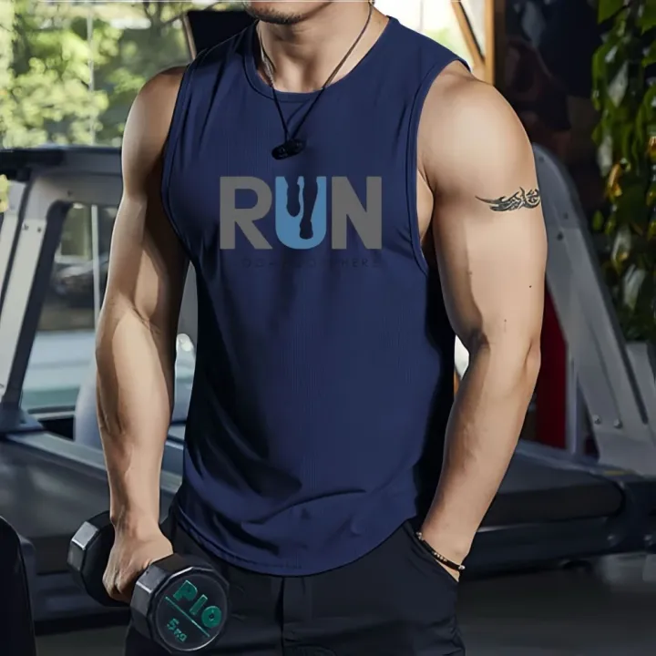 2025%20Summer%20New%20Trendy%20Design%20Printed%20Sleeveless%20T-shirt%20Men's%20Fitness%20Training%20Basketball%20Tank%20Top%20Loose%20Quick%20Drying%20Top%20-%20Image%203