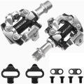 BUCKLOS Mountain Bike Pedals Self-locking MTB Pedal for SHIMANO SPD M8100 M8020 Foot Platform Durable MTB Clip Pedals with Cleat. 