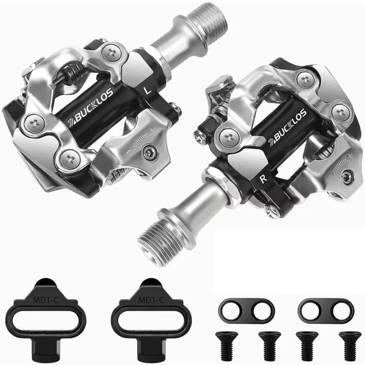 BUCKLOS%20Mountain%20Bike%20Pedals%20Self-locking%20MTB%20Pedal%20for%20SHIMANO%20SPD%20M8100%20M8020%20Foot%20Platform%20Durable%20MTB%20Clip%20Pedals%20with%20Cleat%20-%20Image%206