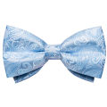 Suit Vest With Bow Tie Pocket Square Cufflinks Light Blue Black Red Paisley Luxury Wedding Prom Tuxedo Waistcoat for Men. 